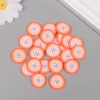 Декор для творчества PVC &laquo;Апельсин в разрезе&raquo;, набор 20 г, 0.3&times;2&times;2 см