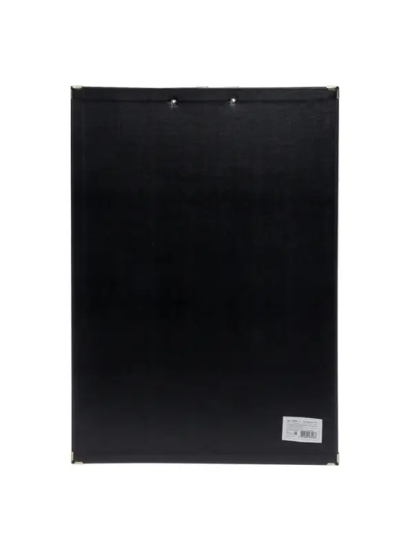 Планшет с зажимом А3, 420&times;320 мм, покрыт высококачественным бумвинилом, с металлическими уголками, чёрный (клипборд)