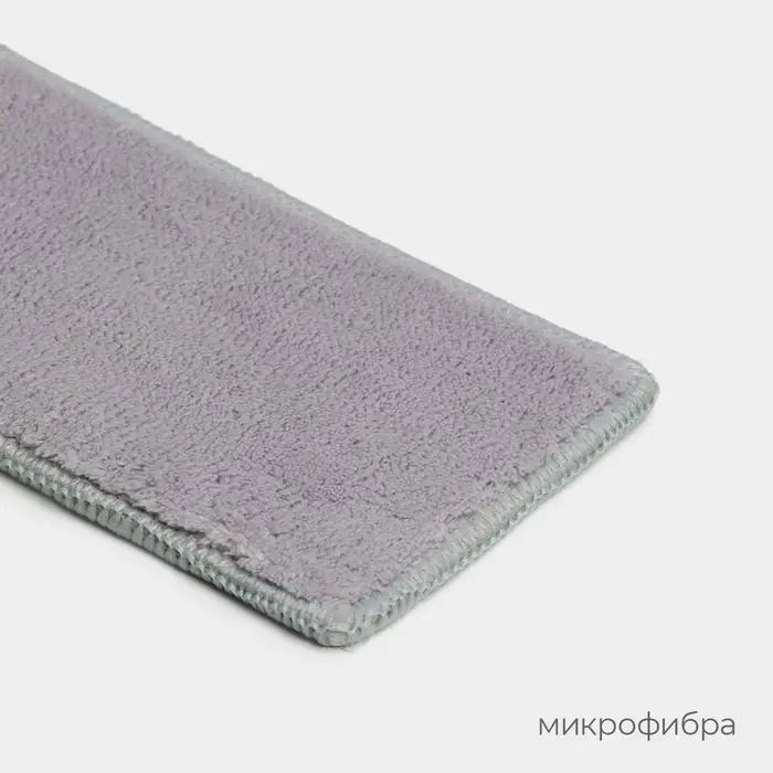 Сменная насадка для окномойки Raccoon, микрофибра, 25.5&times;9 см, серая