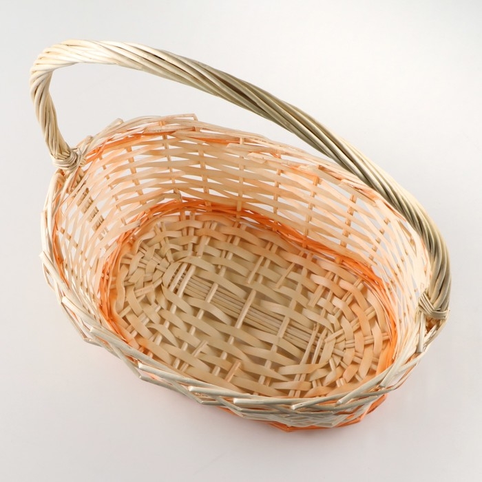 Корзина плетеная, 40х28х17х13х43 см, лоза Корзина плетеная, 40х28х17х13х43 см, лоза