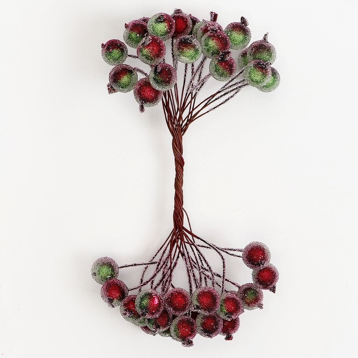 Новый год! Декоративные ягодки, 7 × 6 × 7 см, 40 ягод Новый год! Декоративные ягодки, 7 × 6 × 7 см, 40 ягод