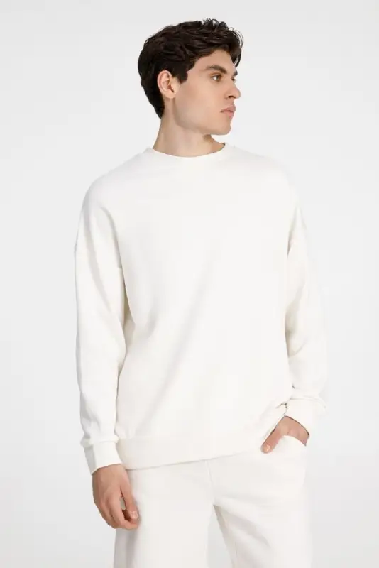 Свитшот унисекс S2, молочно-белый, размер XS/S Свитшот унисекс S2, молочно-белый, размер XS/S