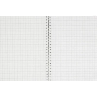 Бизнес-тетрадь А5 96л Attache Metallic Фиолет клетка, греб, картон, фольга