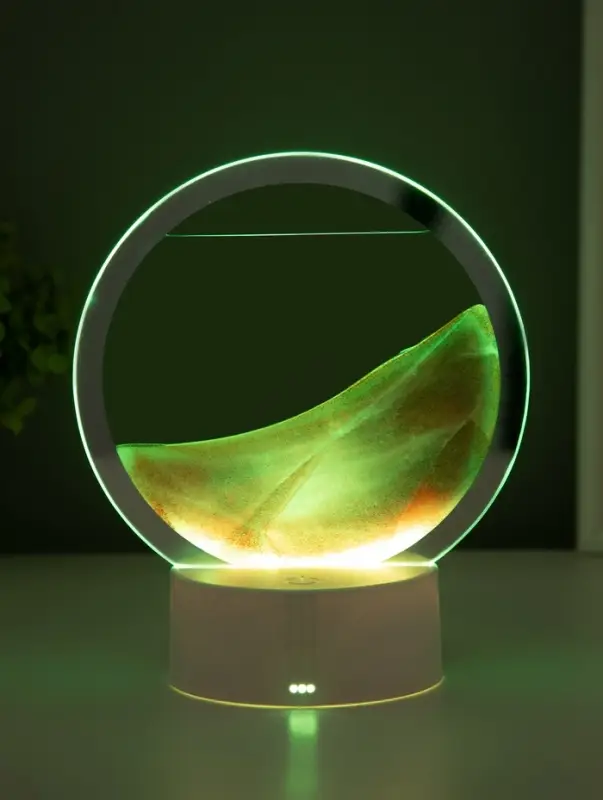 Светильник настольный СТАРТ Sands, LED, 10 Вт, USB, 16&times;16&times;20 см, 3хAA, оранжевый