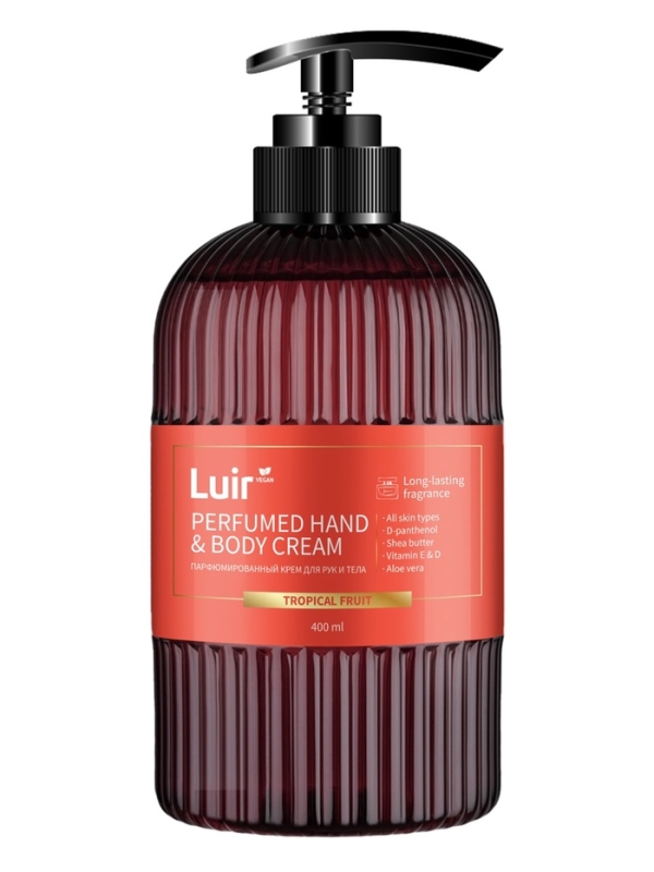 Крем для рук и тела Luir парфюмированный tropical fruit, 400 мл