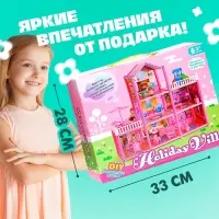Кукольный домик &laquo;Коттедж&raquo; с куклами и аксессуарами