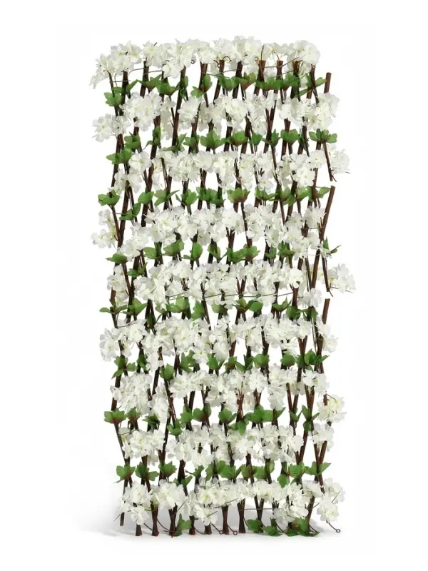 Ограждение декоративное &laquo;Белая сакура&raquo;, 200&times;75 см, Greengo