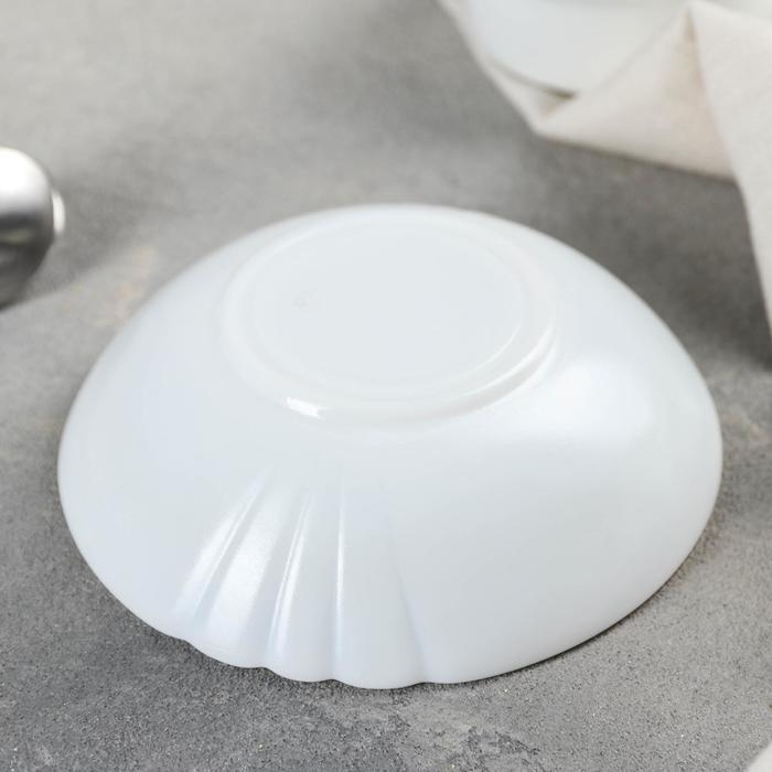 Соусник Luminarc Lotusia, d=11 см, стеклокерамика, цвет белый Соусник Luminarc Lotusia, d=11 см, стеклокерамика, цвет белый