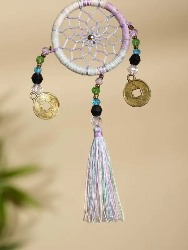 Брелок &laquo;Ловец снов&raquo;, 4&times;15 см, разноцветный