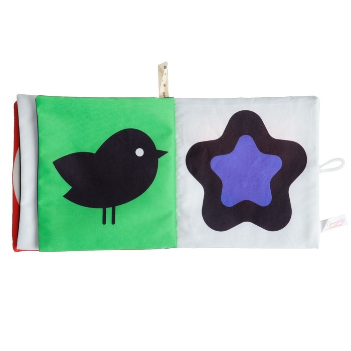 Книжка - шуршалка Крошка Я «Зверята» развивающая по методике Г. Домана, 12х12 см. Книжка - шуршалка Крошка Я «Зверята» развивающая по методике Г. Домана, 12х12 см.