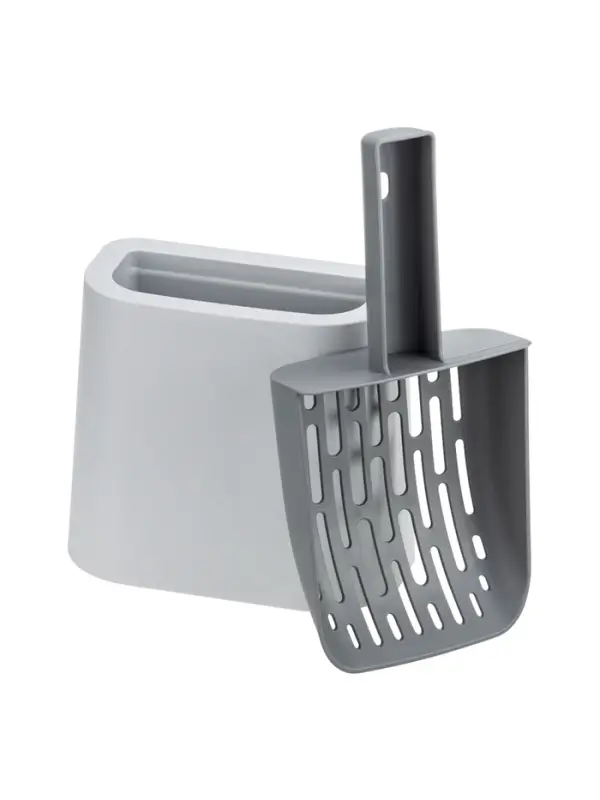 Совок для кошачьего туалета, с подставкой, смоки