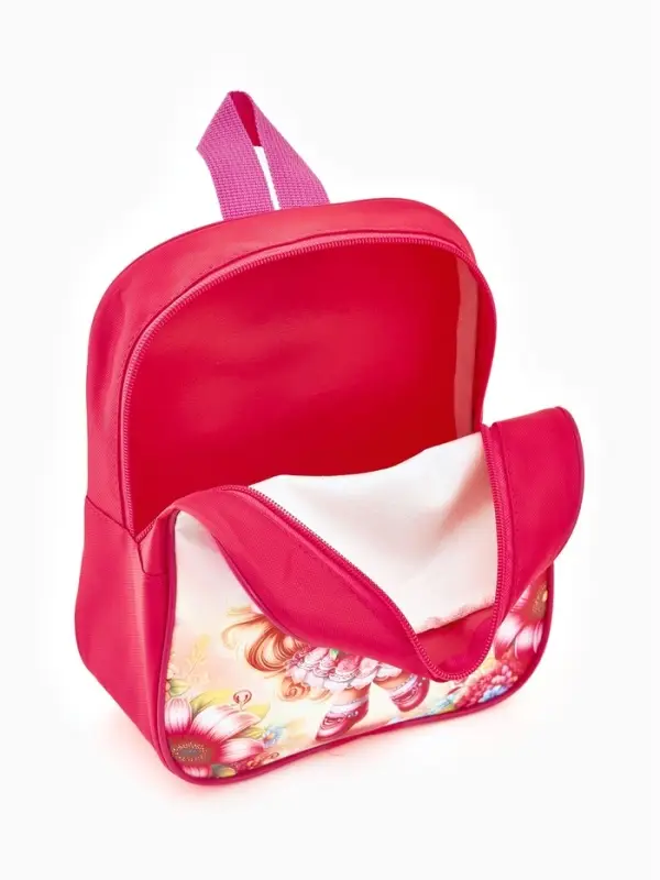 Рюкзак детский 20,5*9*24, отд на молнии. девочка ярко-розовый Рюкзак детский 20,5*9*24, отд на молнии. девочка ярко-розовый