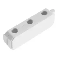 Держатель для проводов, 3 разъема, 2.2&times;7 см, белый