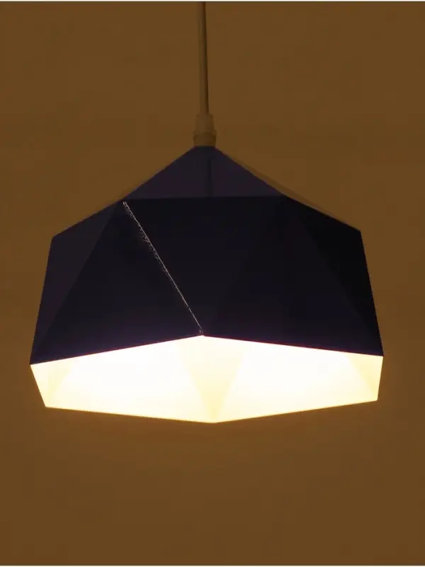 Светильник Edward, 1&times;40 Вт, Е27, 25&times;21.5&times;18 см, синий