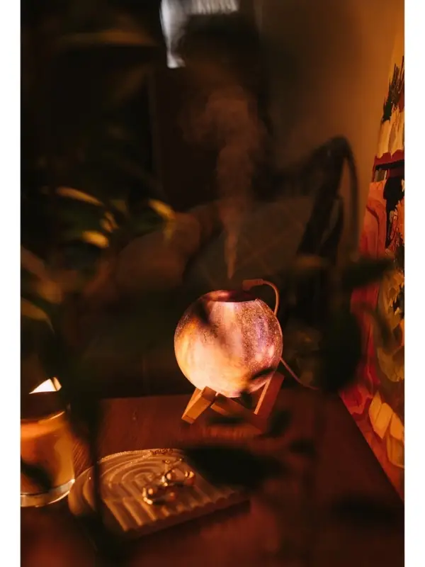 Увлажнитель-ночник Luazon HM-5 &laquo;Планета&raquo;, ультразвуковой, 2 Вт, 0.8 л, от USB