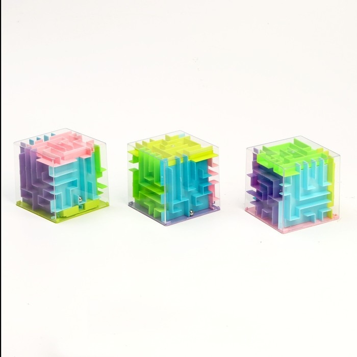 Головоломка лабиринт с шариком «Птичка», МИКС, в шоубоксе Головоломка лабиринт с шариком «Птичка», МИКС, в шоубоксе