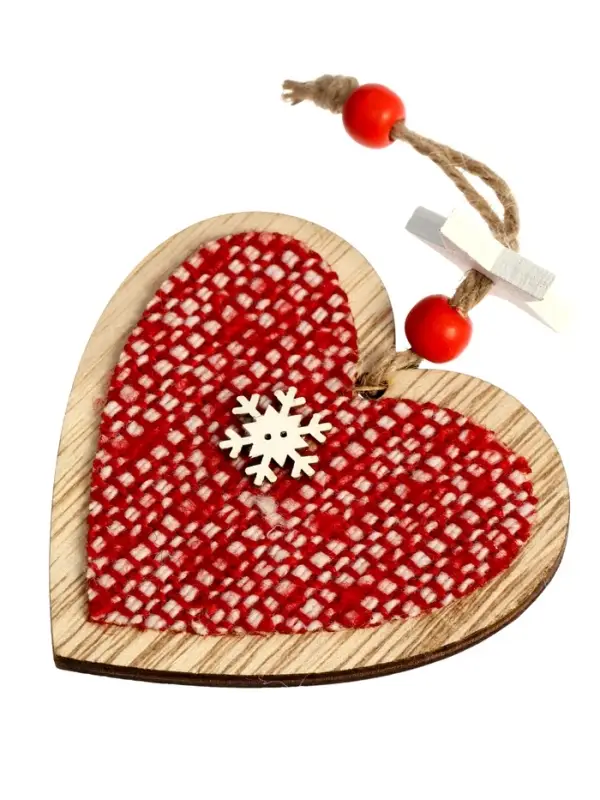 Елочная игрушка Лесная мастерская &laquo;Зимний вечер&raquo;, МИКС, красная