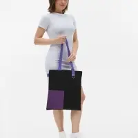 Шопер Onlook, черный с фиолетовым