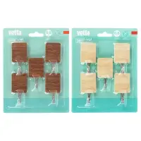 Крючки самоклеящиеся тм VETTA, металл, PS, 2 цвета, 5шт