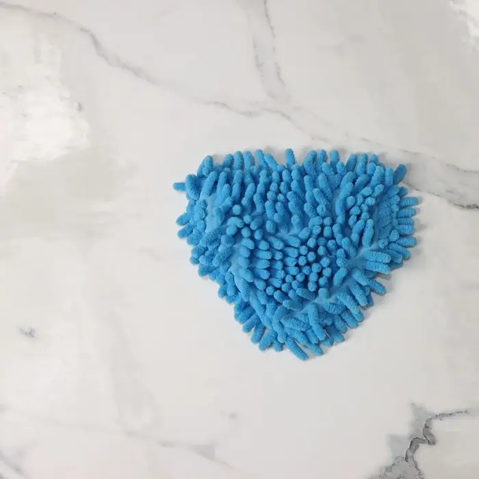 Насадка для окномойки, микрофибра букля, 14&times;17 см, синяя