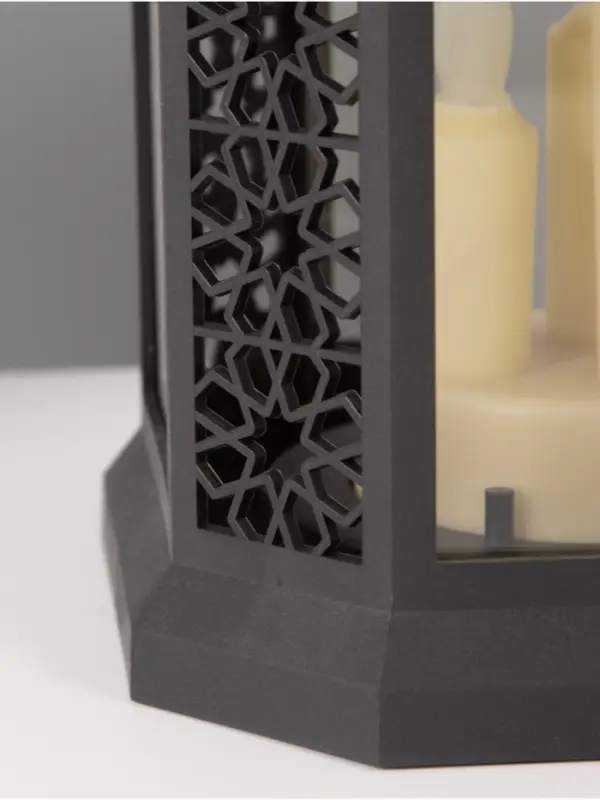 Светодиодная свеча в подсвечнике RISALUX &laquo;Восточные свечи&raquo;, LED-ночник, 1.5 Вт, 3&times;ААА, 15.5&times;15.5&times;34 см