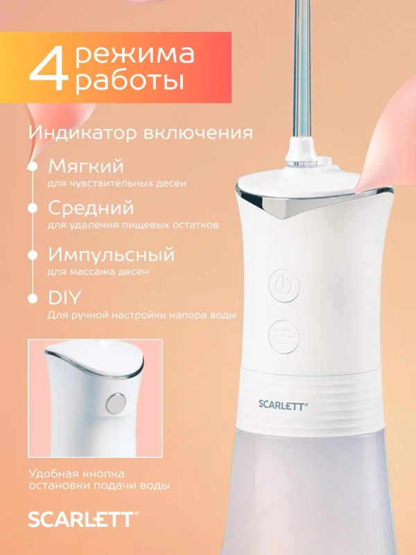 Ирригатор для зубов портативный SC-WF01 Ирригатор для зубов портативный SC-WF01