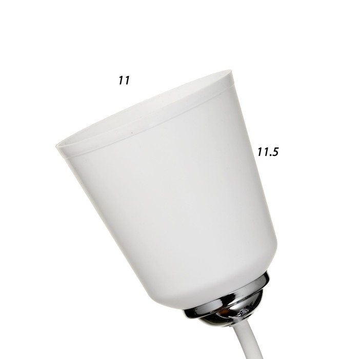 Бра 2452/1 E27 12Вт бело-хромовый