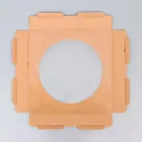 Коробка под торт, с окном, &laquo;Круг&raquo;, белая, кондитерская упаковка, 50&times;50&times;50 см