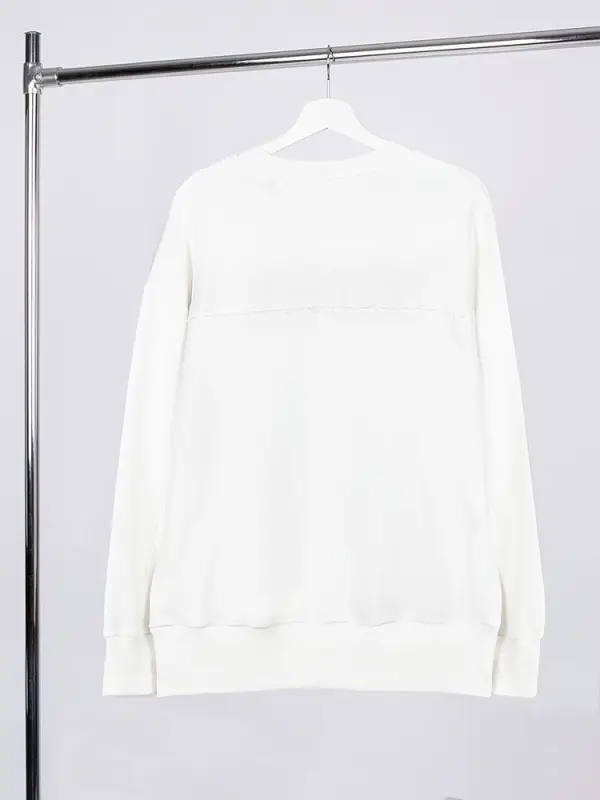 Свитшот оверсайз унисекс Vozduh, молочно-белый, размер XS/S Свитшот оверсайз унисекс Vozduh, молочно-белый, размер XS/S