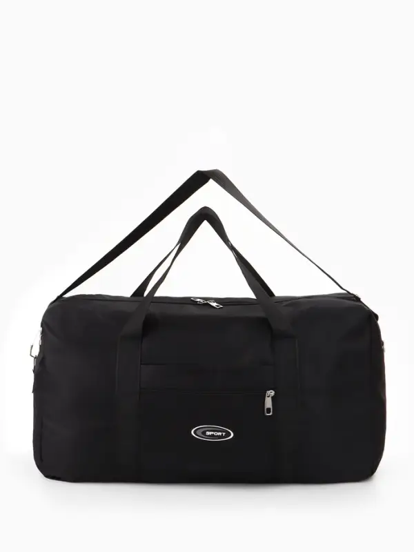 Сумка спорт Sport, 53*23,5*28,5, отд на молнии, н/карман, дл ремень, черный