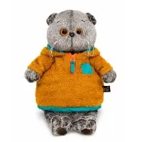 Мягкая игрушка "Кот Басик в анораке", 22 см Ks22-297