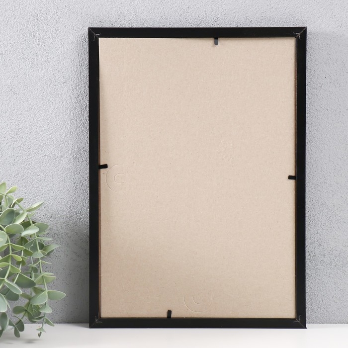 Фоторамка МДФ 21х30 см, №5 Фоторамка МДФ 21х30 см, №5 "Simple", чёрный (пластиковый экран)