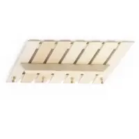 Полка - вешалка "Зебра" 4 крючка 84х33х12 см