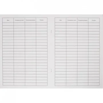 Журнал контроля и учета температурного режима холод-ка проц.кабинета