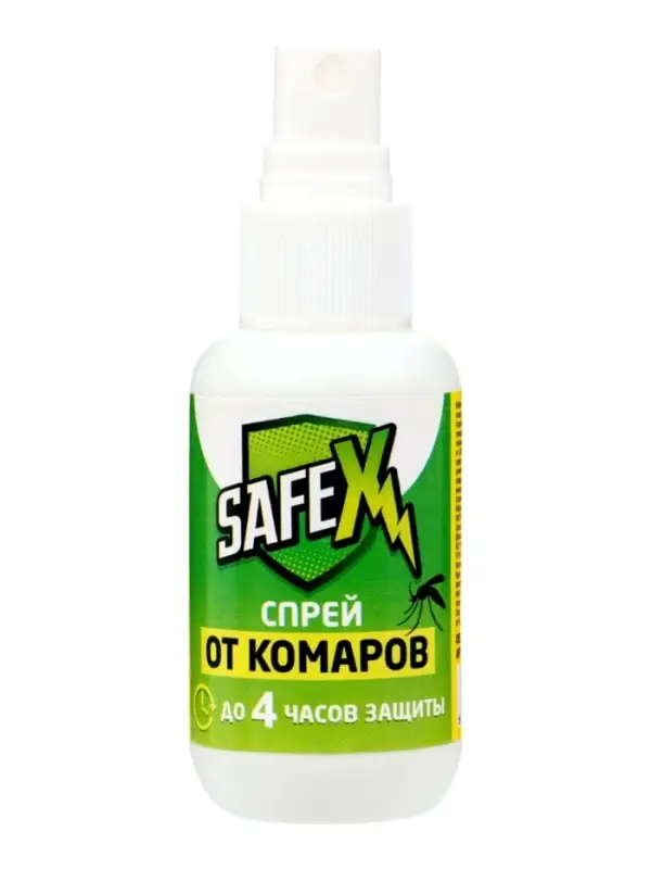 Спрей для нанесения на одежду от клещей и комаров SAFEX, 50 мл.