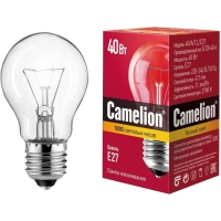 Лампа накаливания Camelion 40/A/CL/E27 40Вт Е27 гр