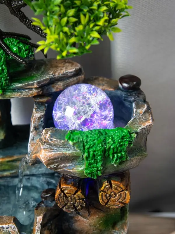 Фонтан Фонтан "Деревце на скале" 32х15х13 см (с подсветкой)