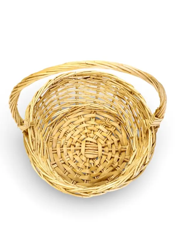 Набор корзин 3 шт ИВА 33x33x13 28x28x11 22x22x11 см ПЛЕТ ручка h=20/18/16 см