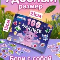 Альбом 100 наклеек, Лунтик