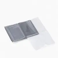 Обложка для автодокументов, с тиснением, уголками, 10.5&times;0.5&times;13.5 см, чёрная