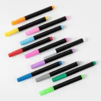 Маркер для кожи и кожзама, водорастворимый, 14 см, разноцветный