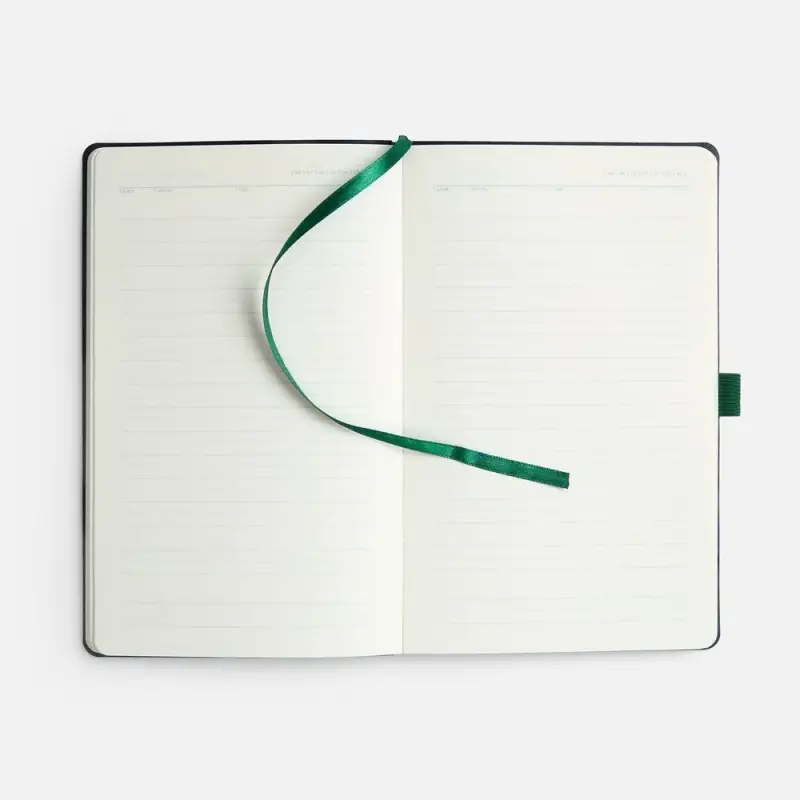 Ежедневник Lungo, недатированный, зеленый Ежедневник Lungo, недатированный, зеленый