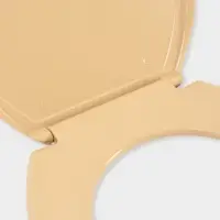 Сиденье для унитаза &laquo;Декор. Кожа&raquo;, 44.5&times;37.5 см, с крышкой, коричневое