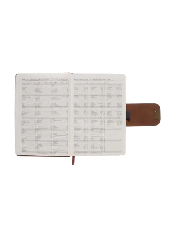 Ежедневник недатированный формат А5, с хлястиком, 96л, линия, пвх, Коричневый Ежедневник недатированный формат А5, с хлястиком, 96л, линия, пвх, Коричневый