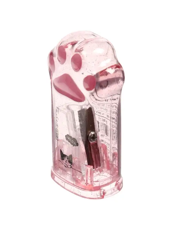 Точилка &laquo;Лапка&raquo;, с контейнером, МИКС