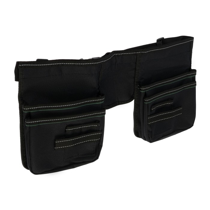 Сумка поясная универсальная для инструмента ТУНДРА, 2-секционная, оксфорд 650ПВХ, 8 карманов 1053408 Сумка поясная универсальная для инструмента ТУНДРА, 2-секционная, оксфорд 650ПВХ, 8 карманов 1053408