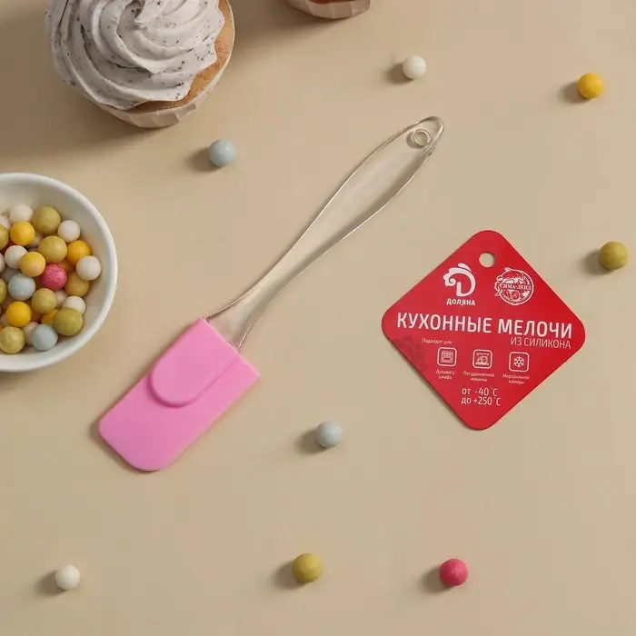 Лопатка Доляна «Лёд», 18 см, цвет МИКС Лопатка Доляна «Лёд», 18 см, цвет МИКС