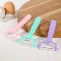 Овощечистка керамическая Доляна &laquo;Италия&raquo;, 13 см, МИКС