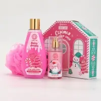 Подарочный набор косметики «Счастья в Новом году», гель для душа, мочалка и мист, URAL LAB Подарочный набор косметики «Счастья в Новом году», гель для душа, мочалка и мист, URAL LAB