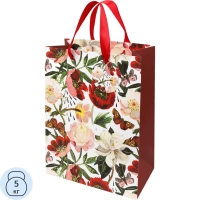 Пакет для подарков PREMIUM FLORA.ПИОНЫ, L, 26 x 32.4 x 13 см, 2-852/05